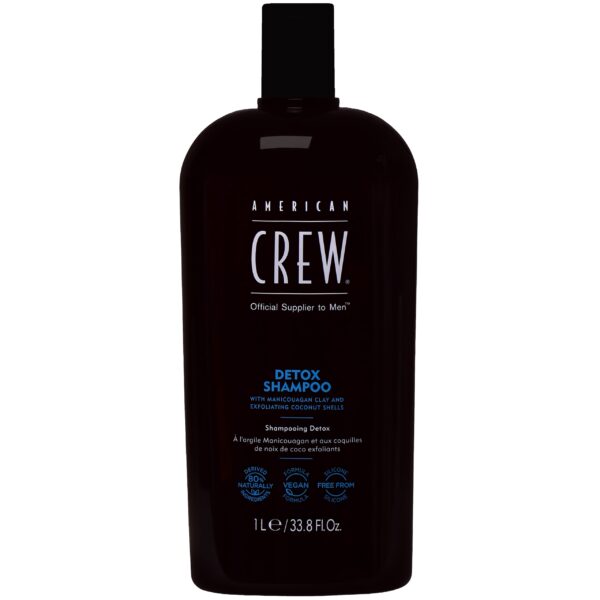 American Crew Detox - oczyszczający szampon do włosów i skóry głowy, 1000ml