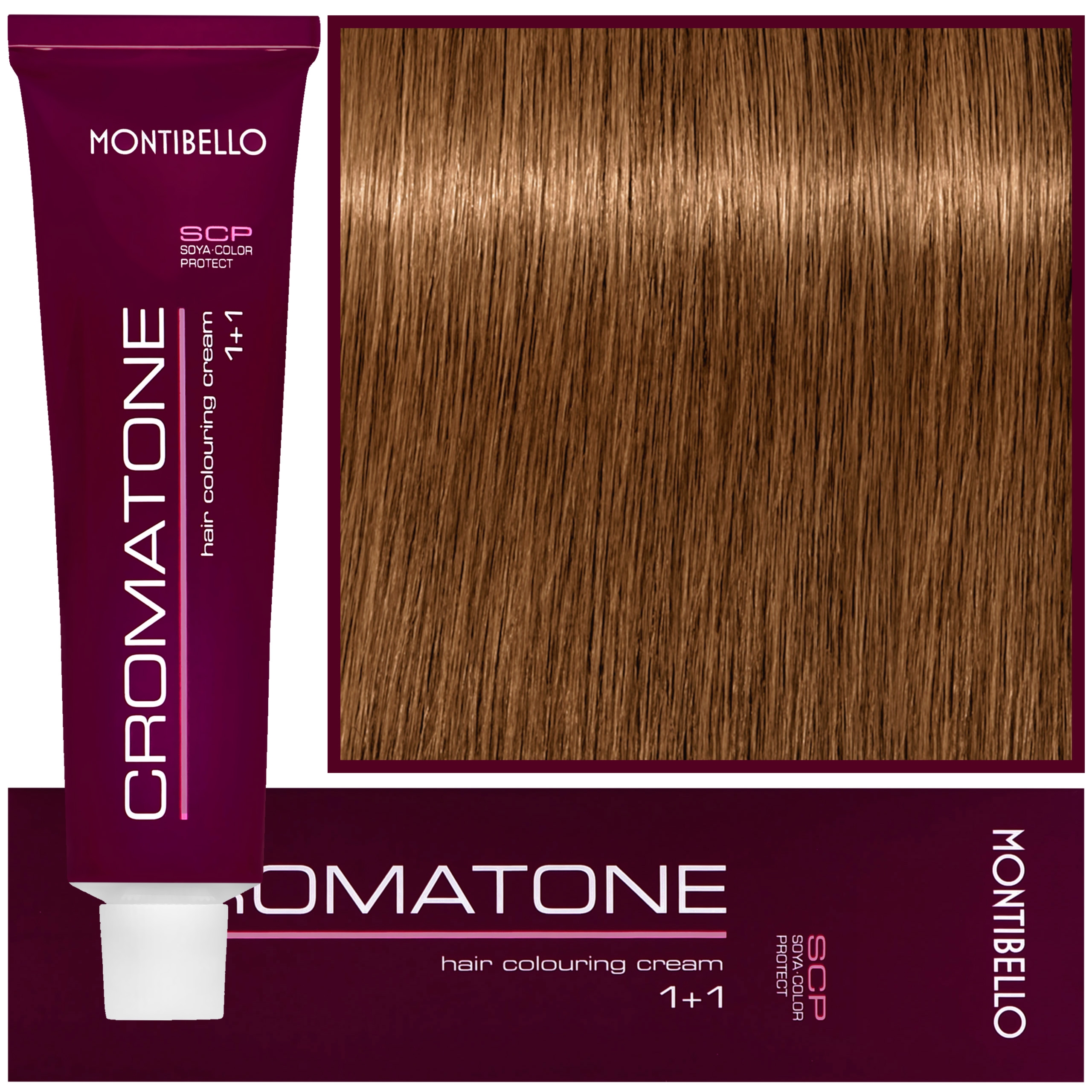 Montibello Cromatone - profesjonalna farba do trwałej koloryzacji, 60ml 7,3 | Średni Złoty Blond