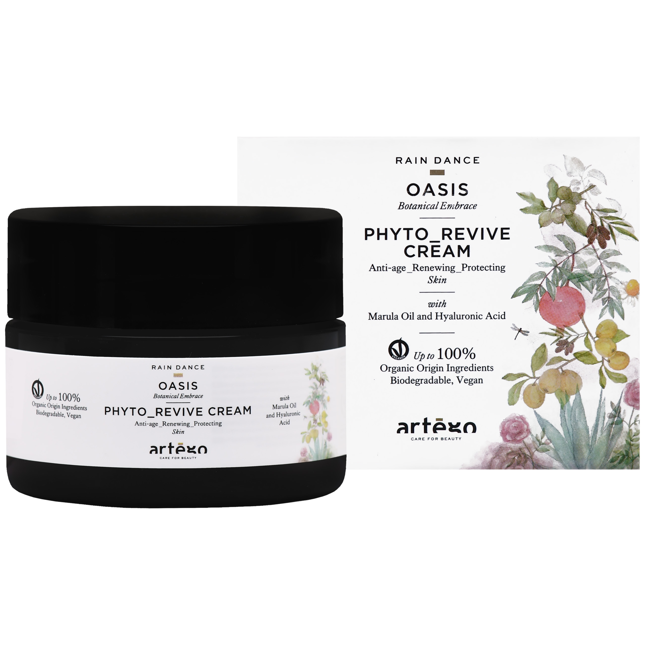 Artego Rain Dance OASIS Phyto Revive Cream – lekki krem nawilżający do włosów, 50 ml