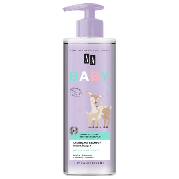 AA Baby Łagodzący szampon nawilżający 250 ml