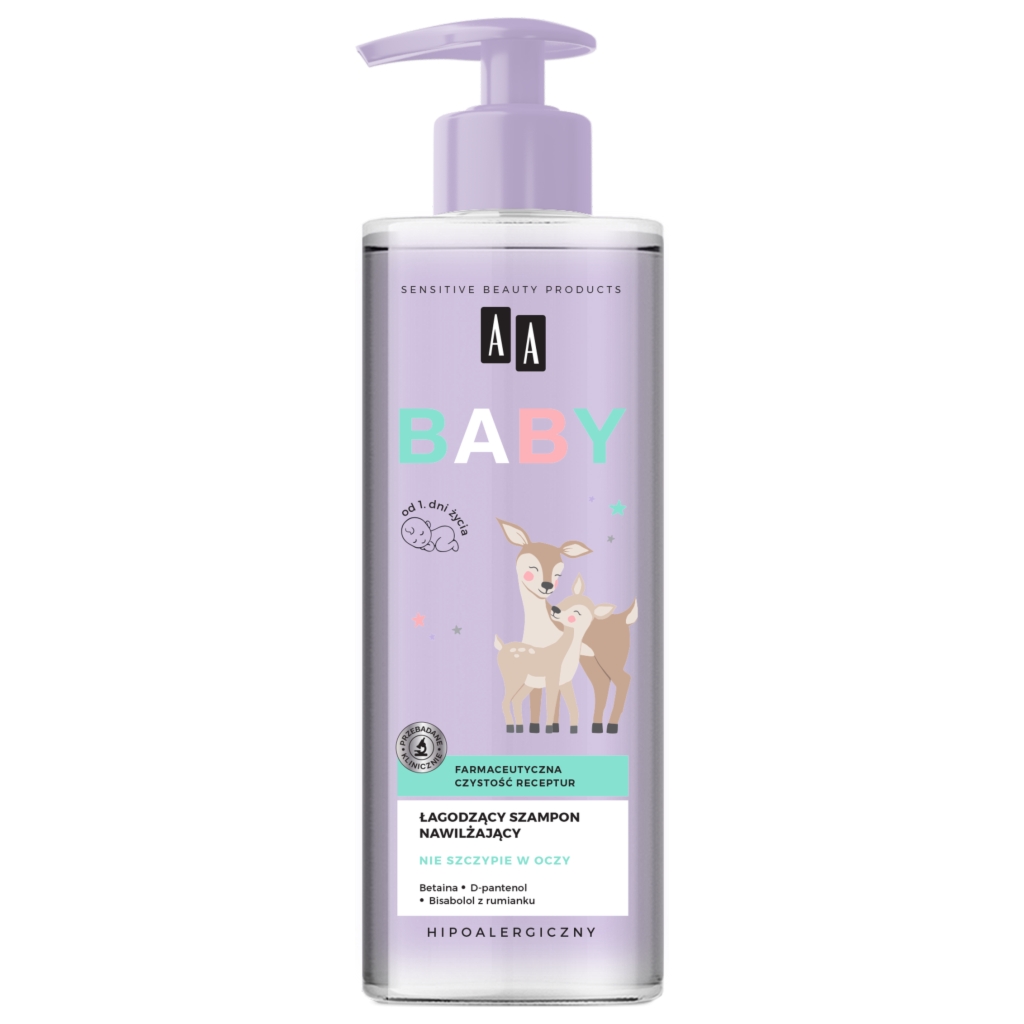 AA Baby Łagodzący szampon nawilżający 250 ml
