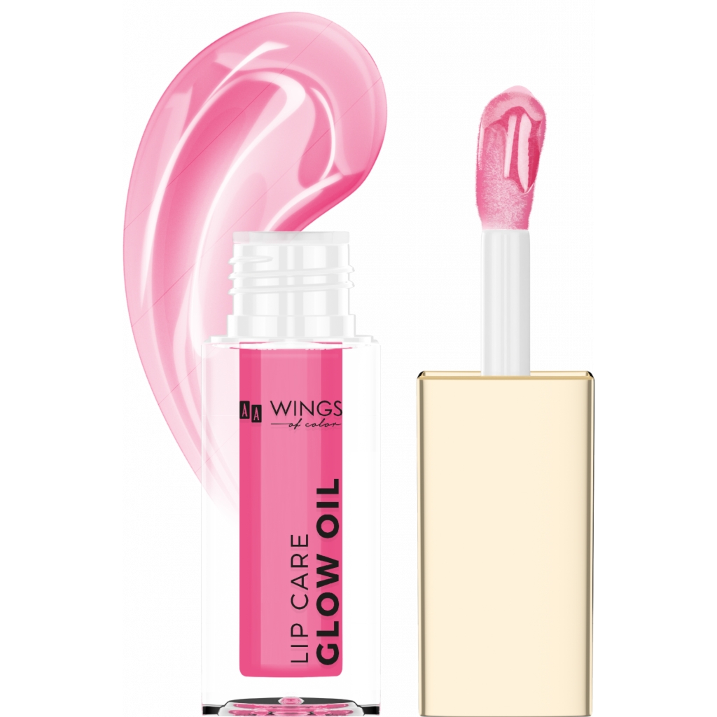 AA WINGS OF COLOR Lip Care Glow Oil Pielęgnujący olejek do ust 03 Cherry 4,5 ml