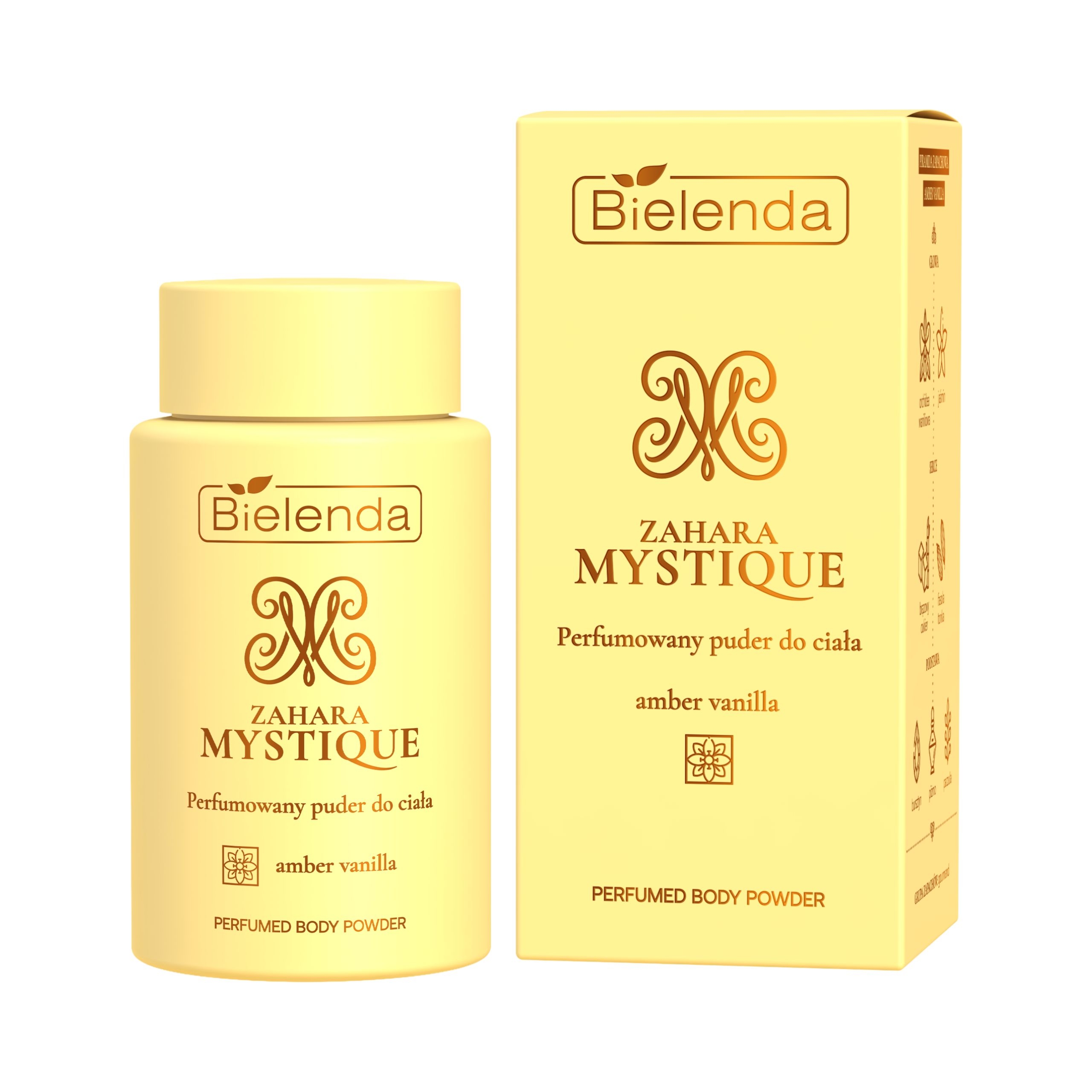 Bielenda Perfumowany puder do ciała - amber vanilla