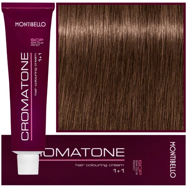 Montibello Cromatone - profesjonalna farba do trwałej koloryzacji, 60ml 7,61 | Średni Brązowy Popielaty Blond