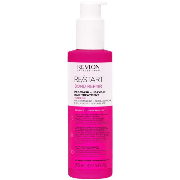 Revlon Restart Bond Repair Wash + Treatment - regenerująca kuracja myjąco-pielęgnacyjna, 150ml