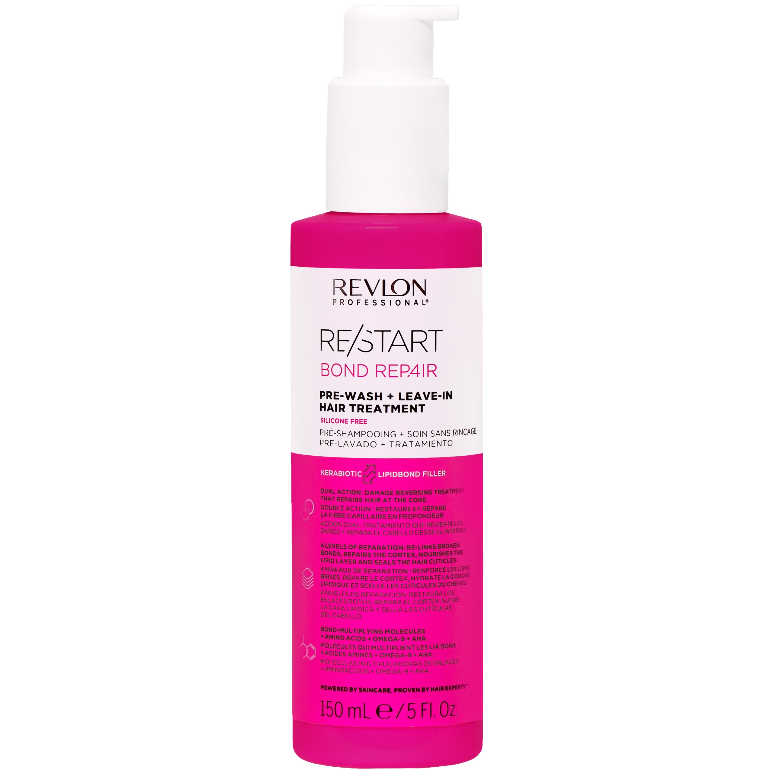 Revlon Restart Bond Repair Wash + Treatment - regenerująca kuracja myjąco-pielęgnacyjna, 150ml
