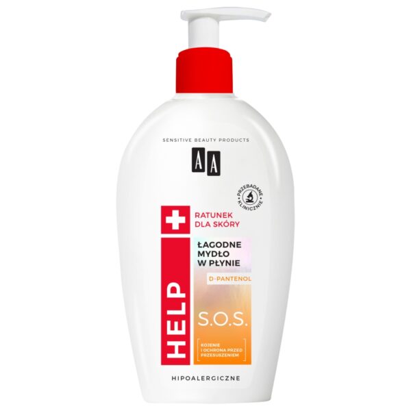 AA Help Łagodne mydło w płynie S.O.S z D-PANTENOLEM 300 ml
