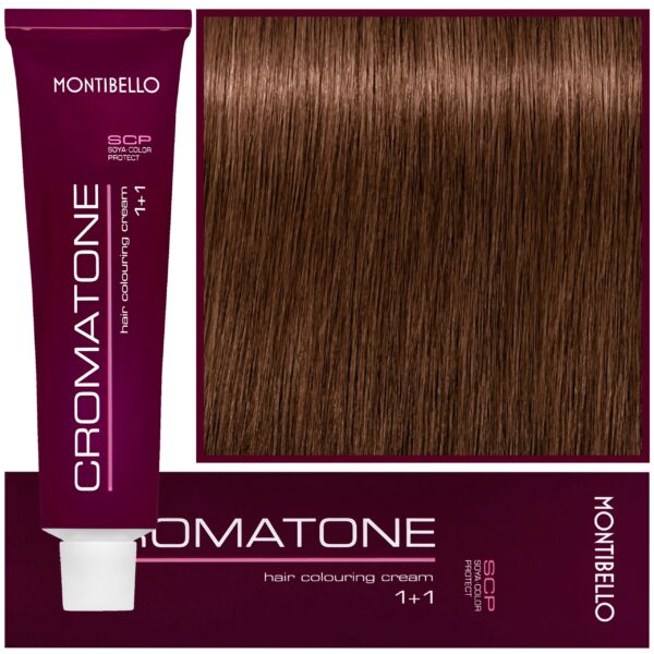 Montibello Cromatone - profesjonalna farba do trwałej koloryzacji, 60ml 6,31 | Ciemny Złoty Popielaty Blond