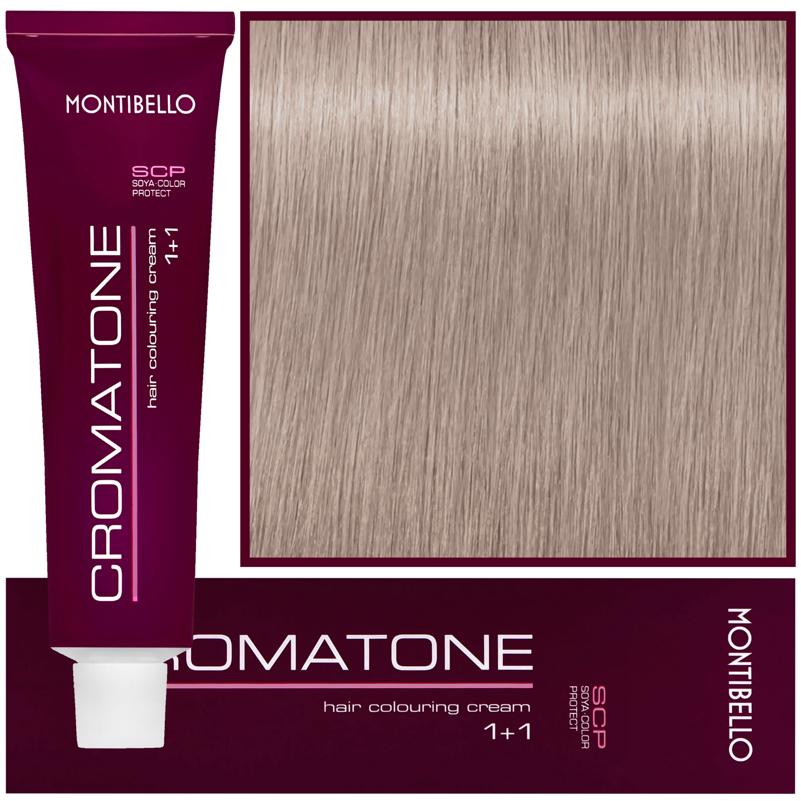 Montibello Cromatone - profesjonalna farba do trwałej koloryzacji, 60ml 10,2 | Najjaśniejszy Perłowy Blond