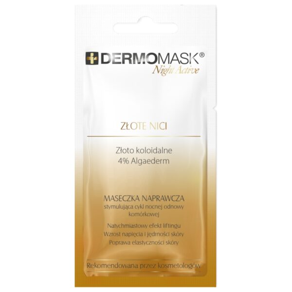 L'BIOTICA Dermomask Night Active Złote Nici 12 ml