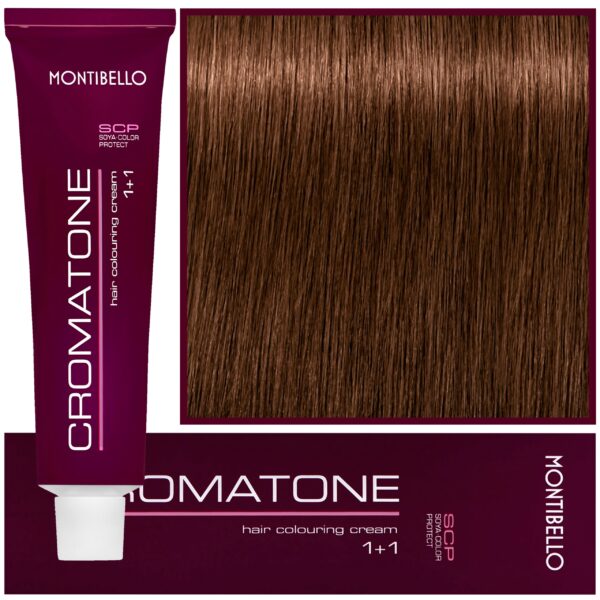 Montibello Cromatone - profesjonalna farba do trwałej koloryzacji, 60ml 7,67 | Średni Brązowy Czerwony Blond