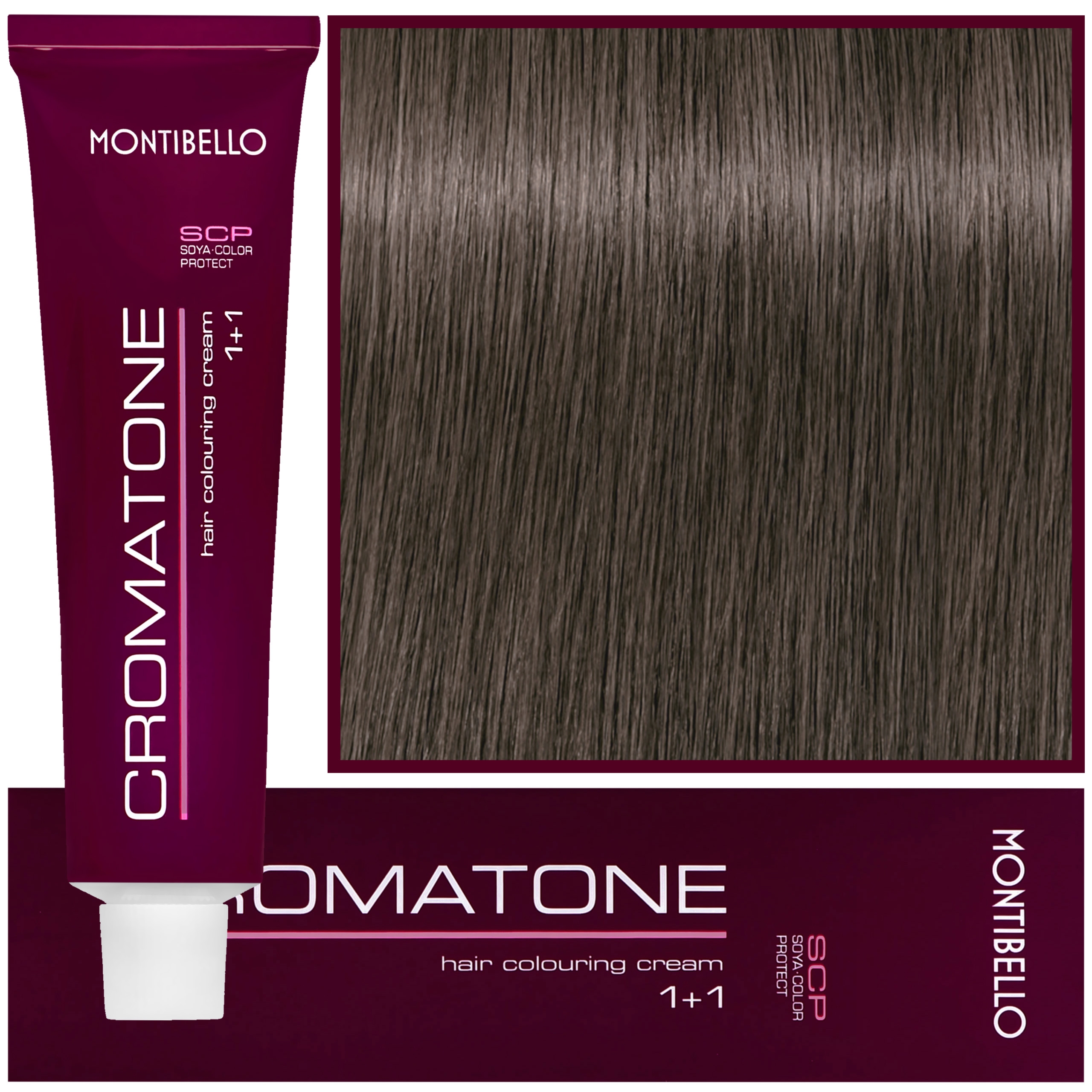 Montibello Cromatone - profesjonalna farba do trwałej koloryzacji, 60ml 6,62 | Ciemny Brązowy Perłowy Blond