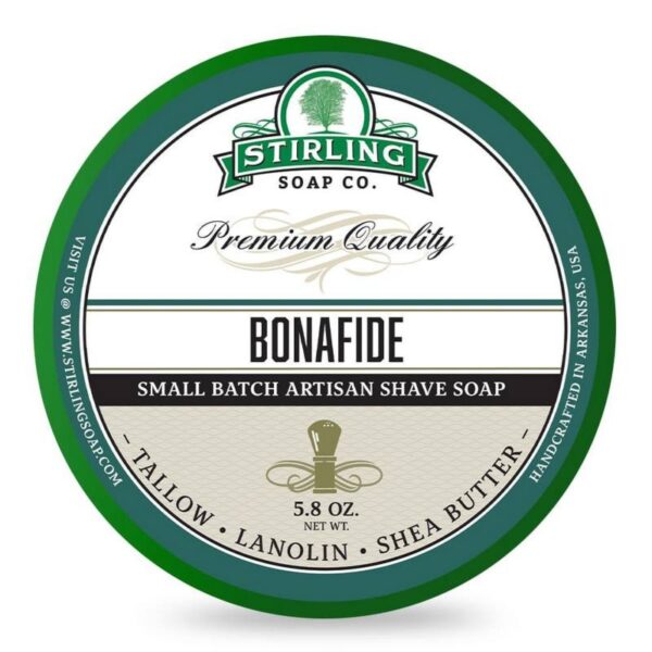Stirling Bonafide mydło do golenia w tyglu 170ml