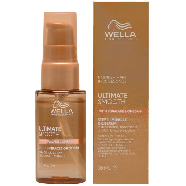 Wella ULTIMATE Smooth Miracle Oil Serum - serum do włosów puszących się, 30ml