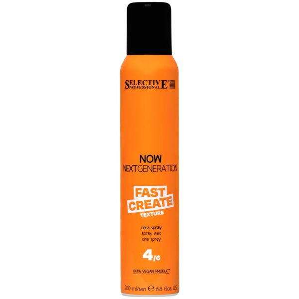 Selective Professional Now Fast Create Texture Wax Spray – spray do nadania tekstury i matowego wykończenia, 200 ml