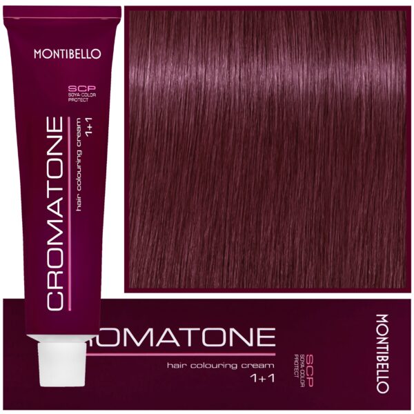Montibello Cromatone - profesjonalna farba do trwałej koloryzacji, 60ml 6,7 | Ciemny Czerwony Blond