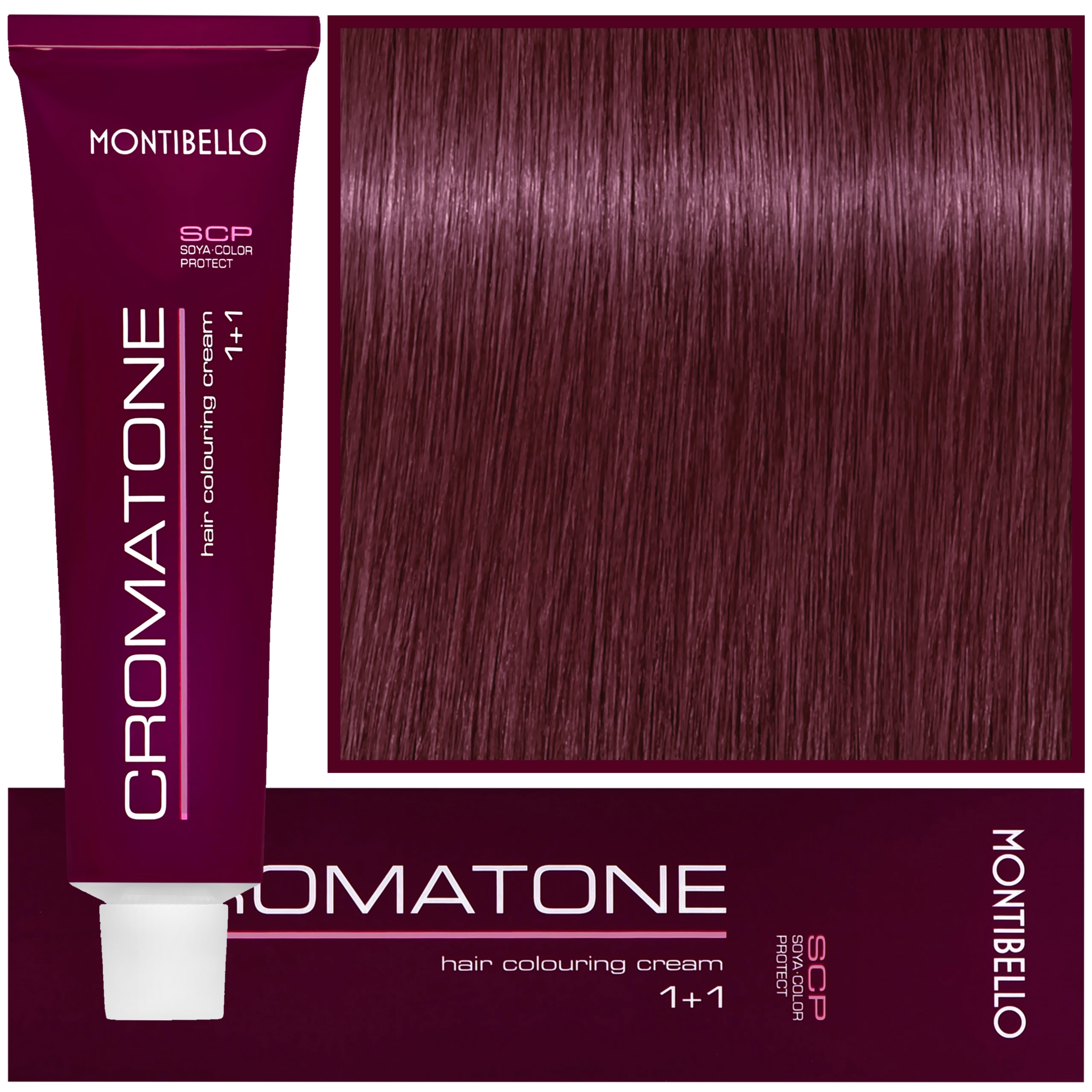 Montibello Cromatone - profesjonalna farba do trwałej koloryzacji, 60ml 6,7 | Ciemny Czerwony Blond