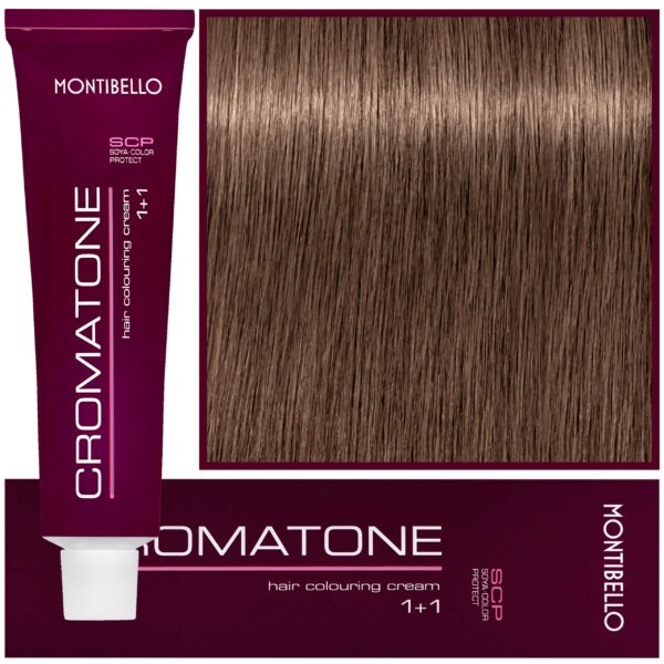 Montibello Cromatone - profesjonalna farba do trwałej koloryzacji, 60ml 8,1 | Jasny Popielaty Blond