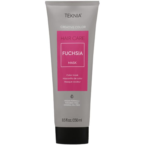 Lakme Teknia Creative Color Mask - maska koloryzująca do włosów, różne kolory 250ml Fuchsia | Fuksja