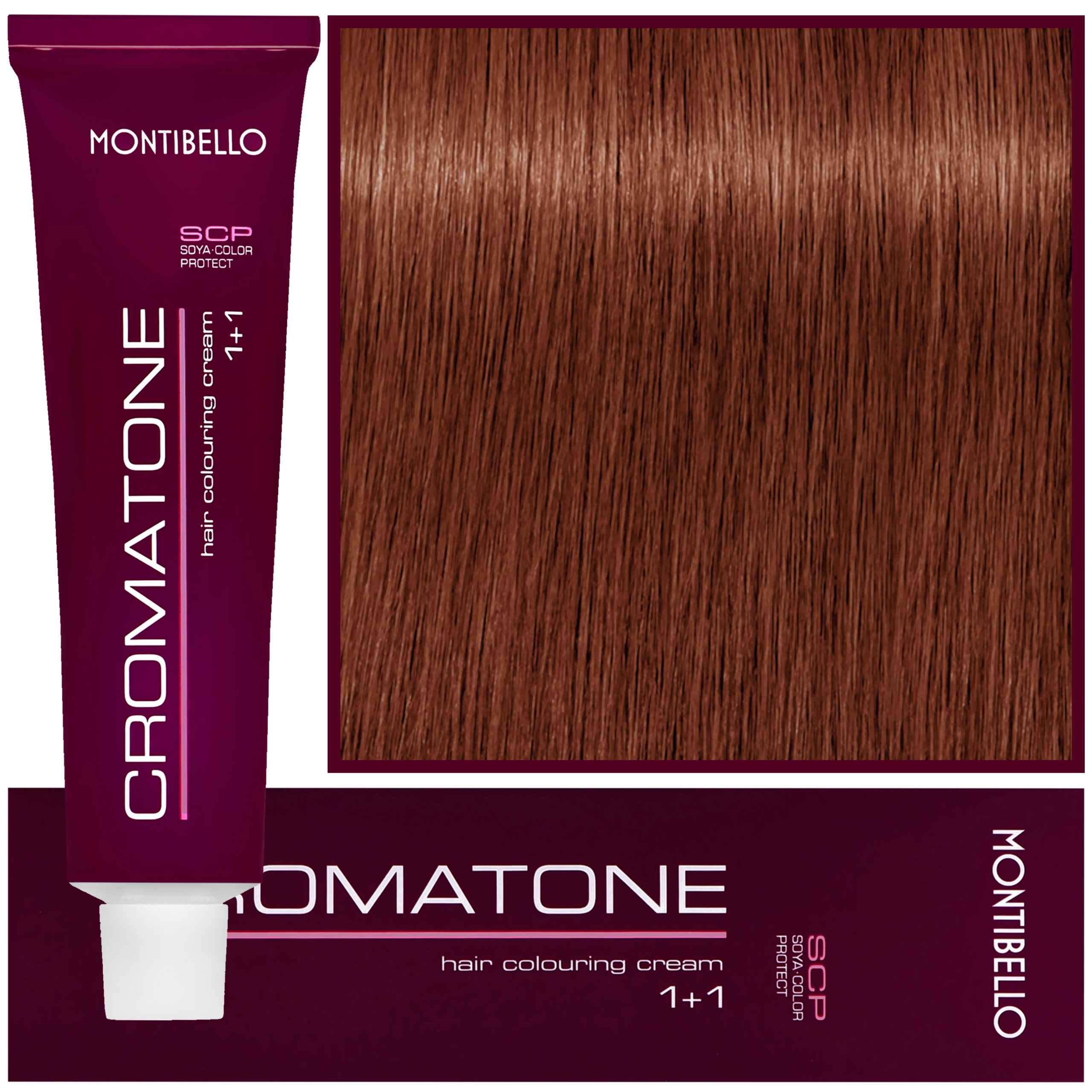 Montibello Cromatone - profesjonalna farba do trwałej koloryzacji, 60ml 6,43 | Ciemny Miedziany Złoty Blond