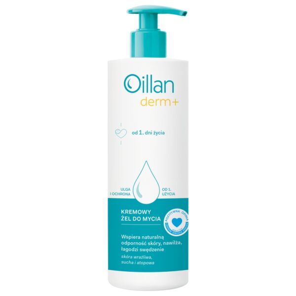 OILLAN Derm+ Kremowy żel do mycia 400 ml