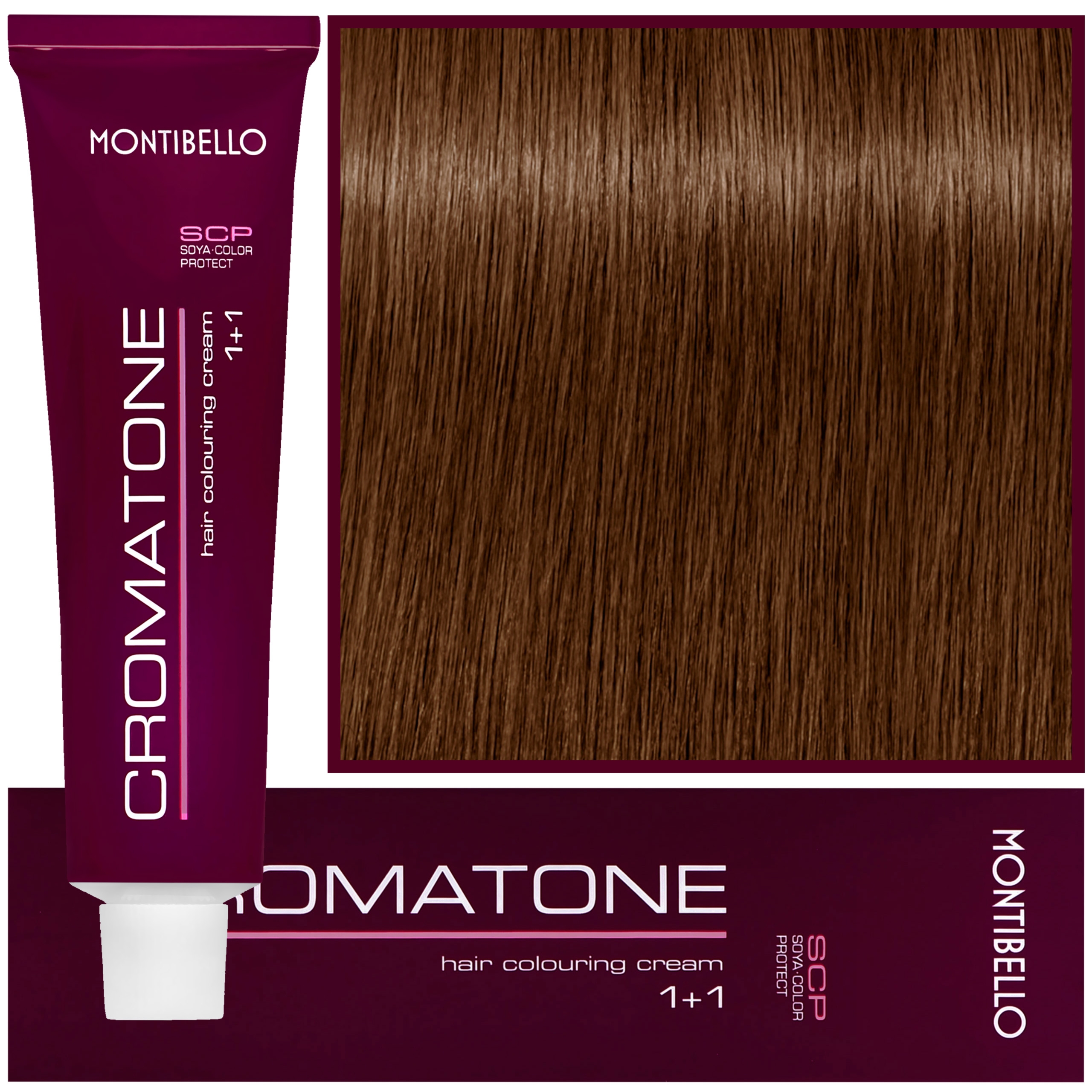 Montibello Cromatone - profesjonalna farba do trwałej koloryzacji, 60ml 7,34 | Średni Złoty Miedziany Blond