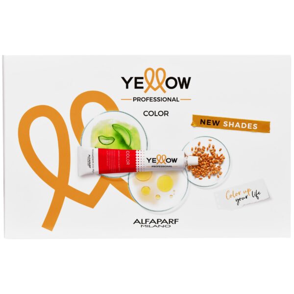 Alfaparf YELLOW Color Chart New Shades - karta kolorów do prezentacji nowych odcieni farb do włosów