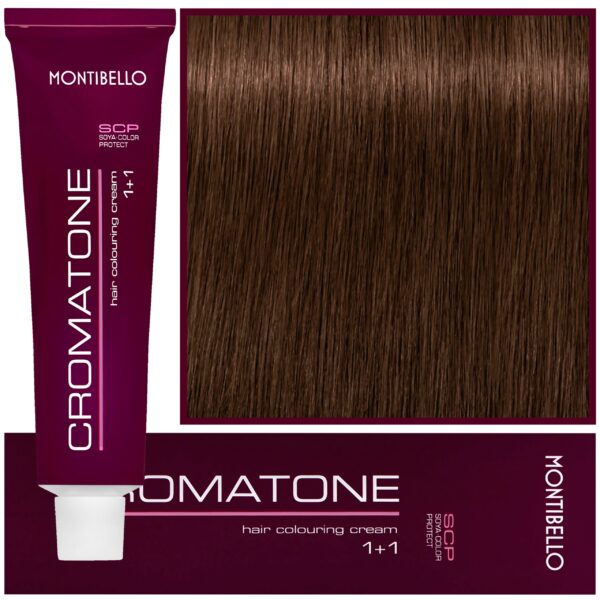 Montibello Cromatone - profesjonalna farba do trwałej koloryzacji, 60ml 6,3 |Ciemny Złoty Blond