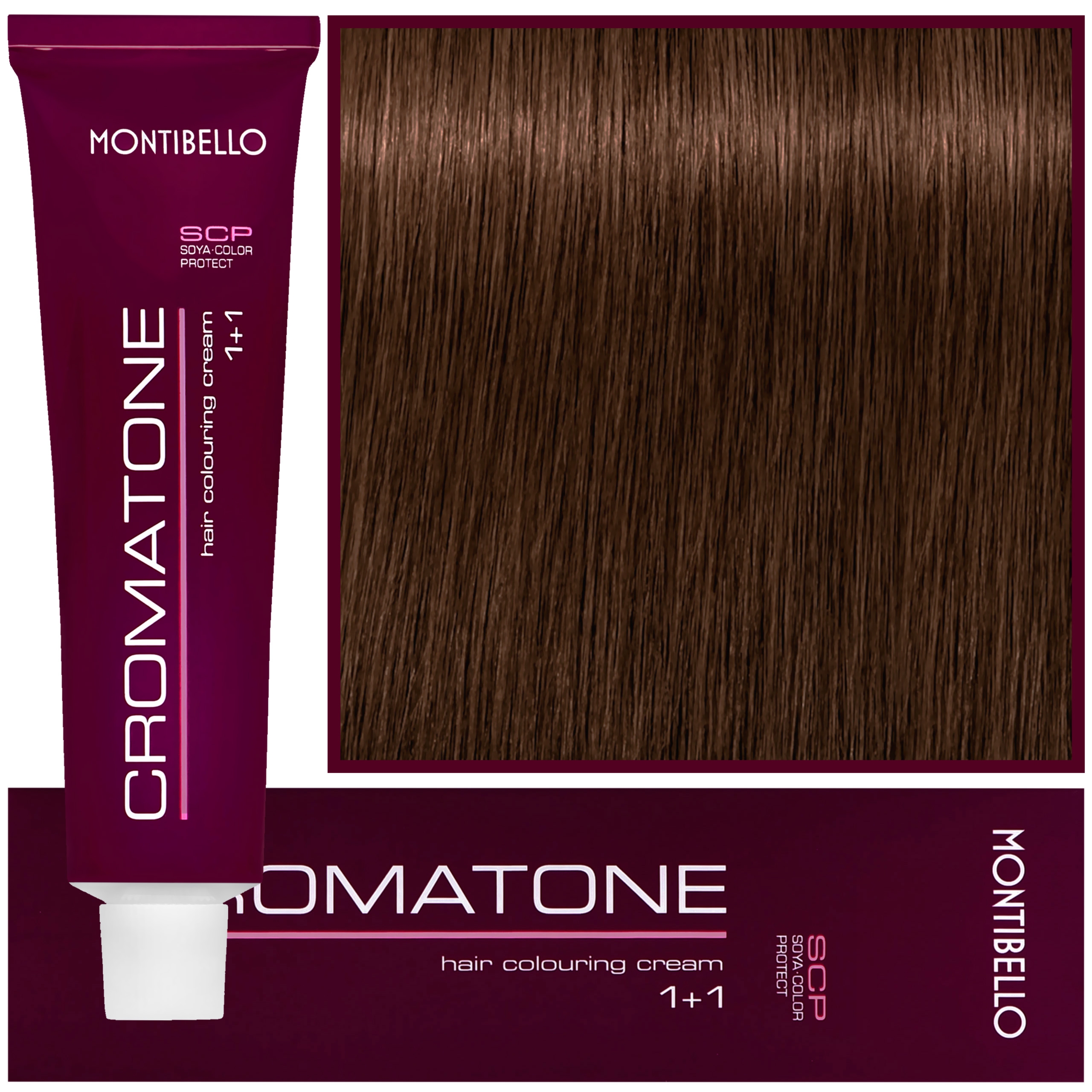 Montibello Cromatone - profesjonalna farba do trwałej koloryzacji, 60ml 6,3 |Ciemny Złoty Blond