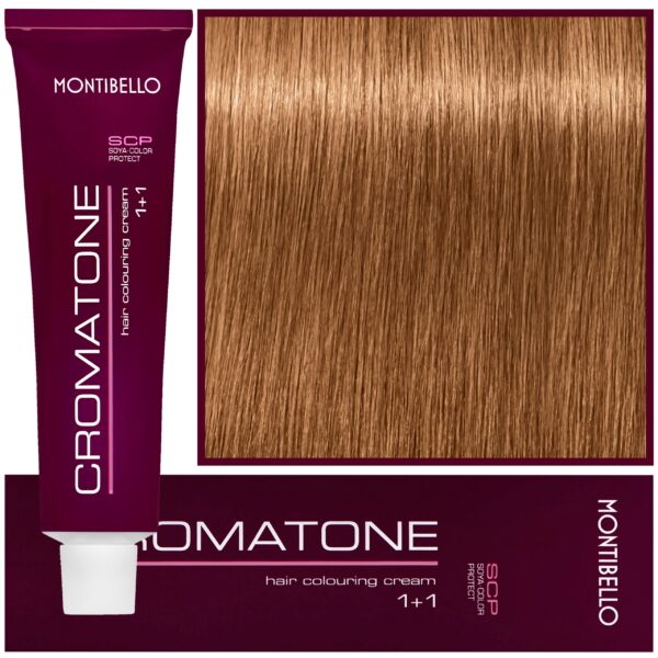 Montibello Cromatone - profesjonalna farba do trwałej koloryzacji, 60ml 8,3 | Jasny Złoty Blond