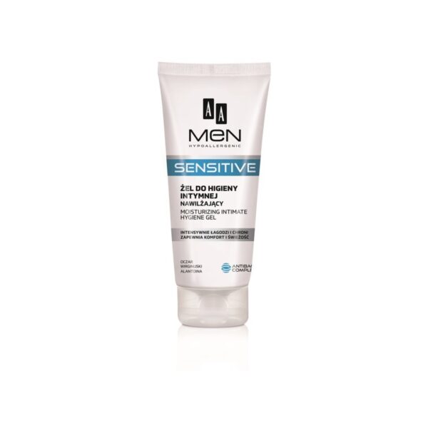 AA Men Sensitive Żel do higieny intymnej nawilżający do skóry bardzo wrażliwej 200 ml