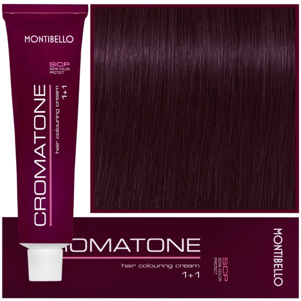Montibello Cromatone - profesjonalna farba do trwałej koloryzacji, 60ml 6,5 | Ciemny Mahoniowy Blond