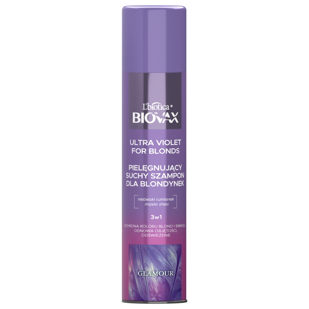 BIOVAX Glamour Ultra Violet for Blond suchy szampon 200 ml