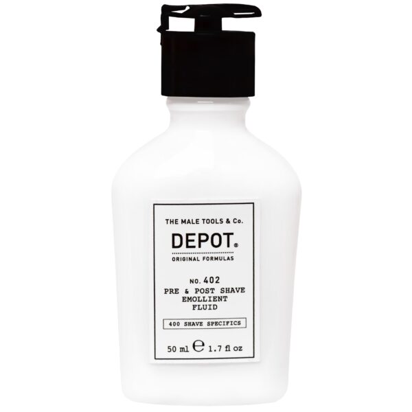 Depot NO. 402 Pre & Post Shave Fluid - łagodząco-nawilżający fluid przed i po goleniu dla mężczyzn, 50ml