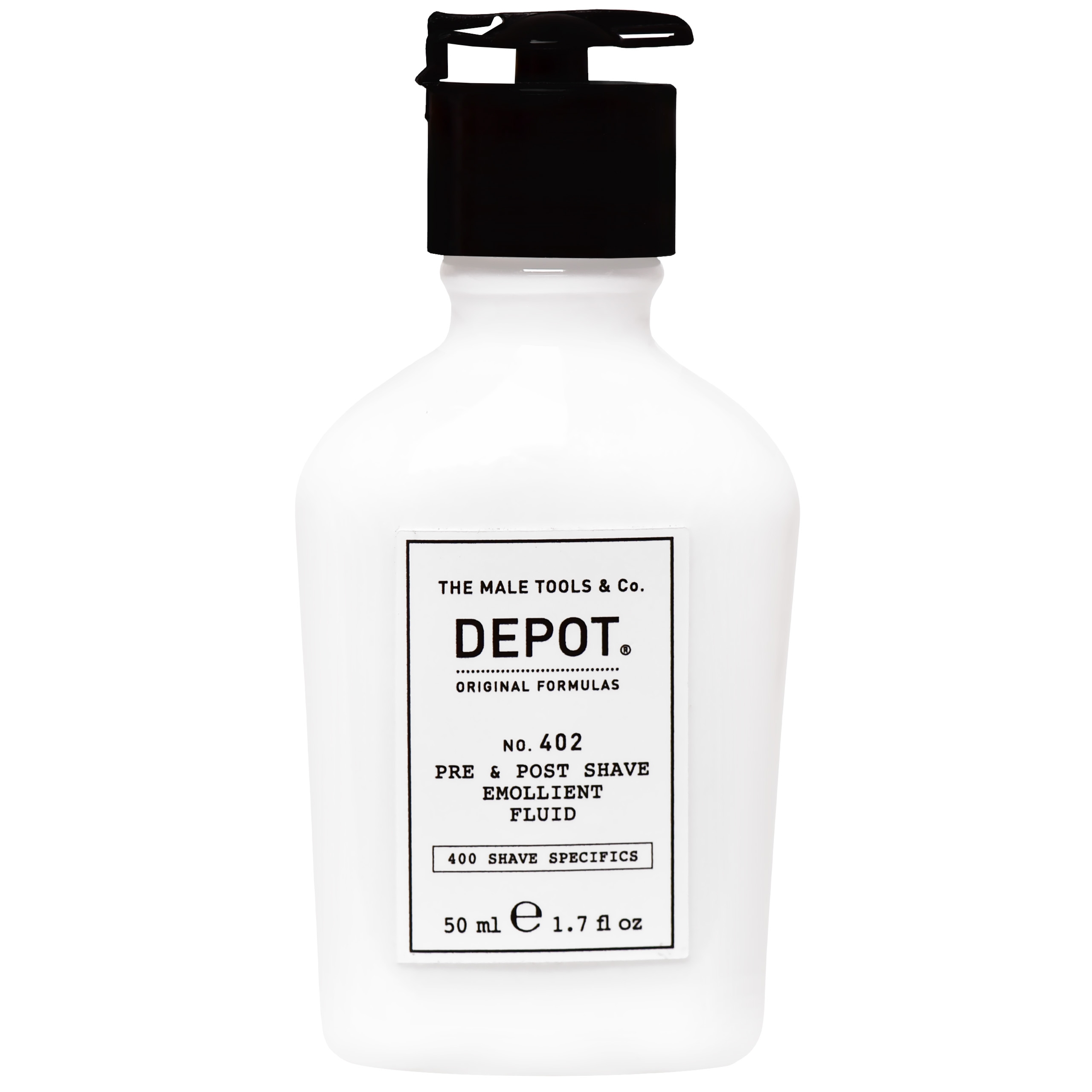 Depot NO. 402 Pre & Post Shave Fluid - łagodząco-nawilżający fluid przed i po goleniu dla mężczyzn, 50ml