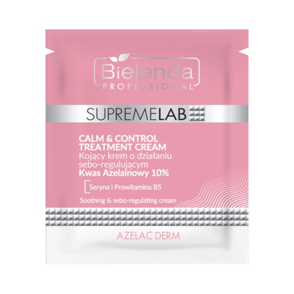 Supremelab Calm&Control Treatment Cream, Kojący krem o działaniu sebo-regulującym - PRÓBKA