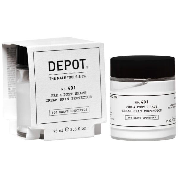 Depot NO. 401 Pre & Post Shave Cream Skin Protector - ochronny krem przed goleniem i po goleniu dla mężczyzn, 75ml