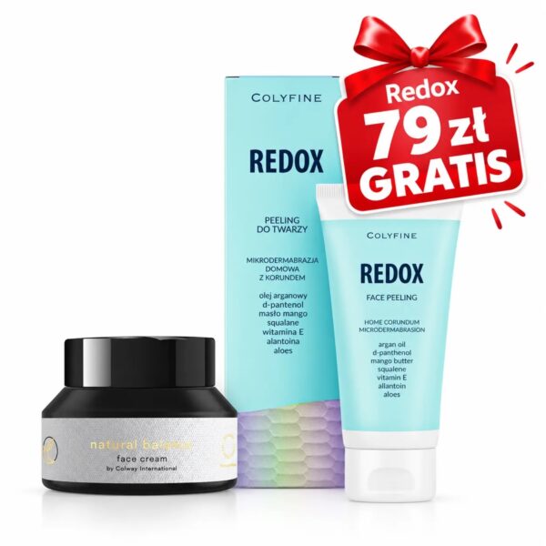 Krem Natural Balance + Peeling korundowy Redox gratis - zestaw