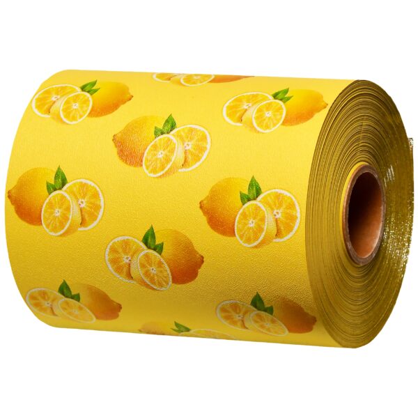 Folia aluminiowa ryflowana Cytryna - do koloryzacji włosów, 10mb