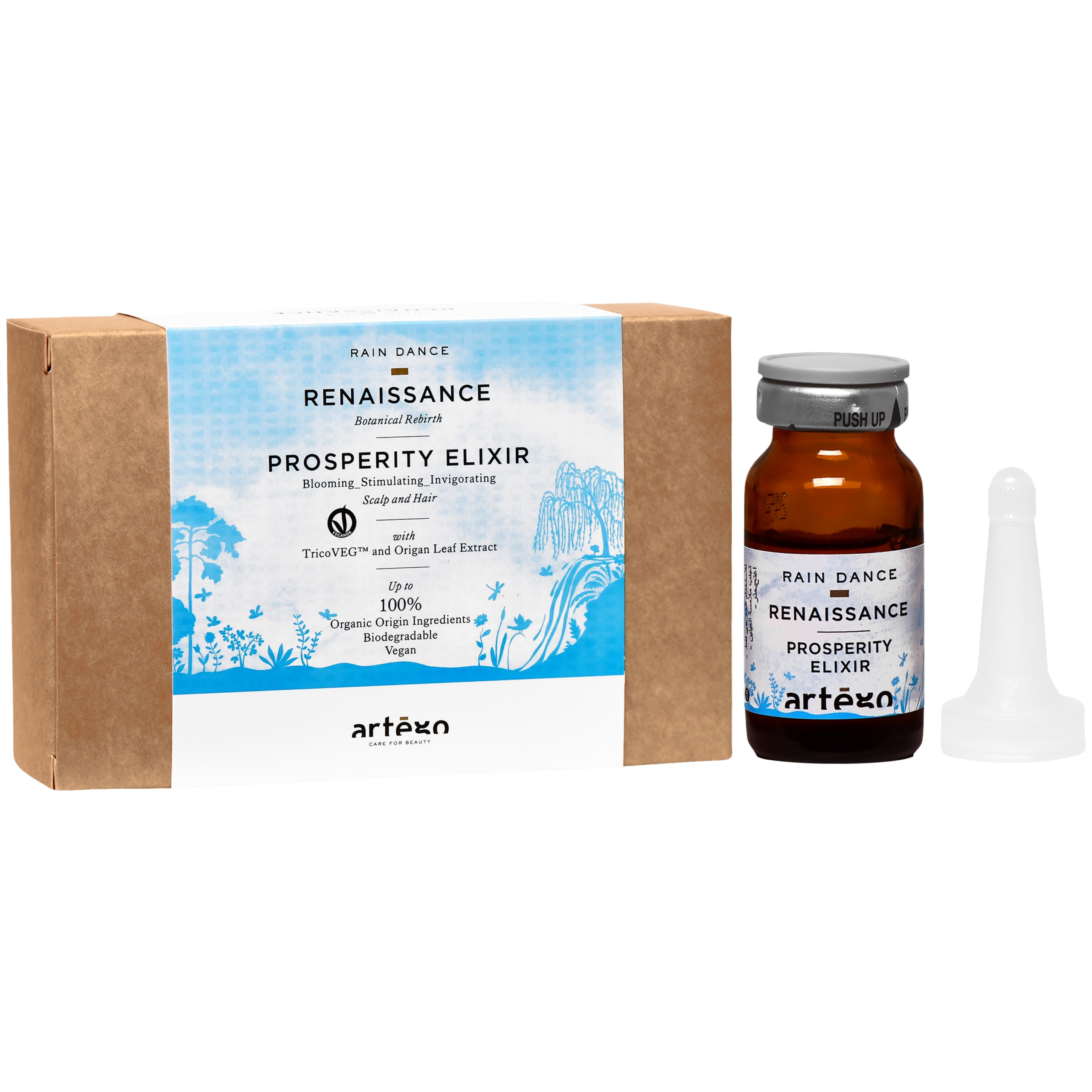 Artego Renaissance Prosperity Elixir - serum w ampułkach przeciw wypadaniu włosów, 10x8ml