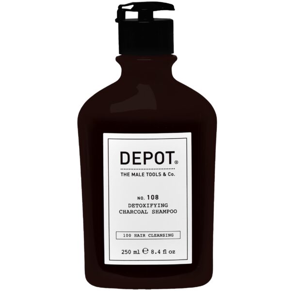 Depot NO. 108 Detoxifying Charcoal Shampoo - oczyszczający szampon do każdego rodzaju włosów, 250ml